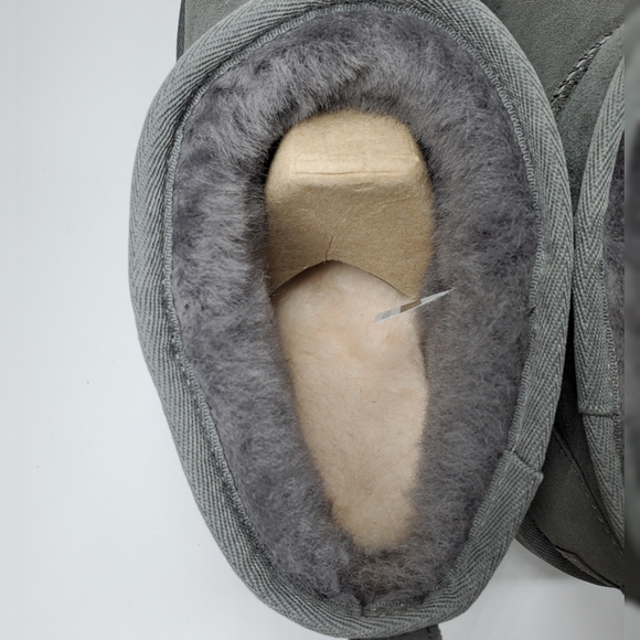 New UGG Classic Ultra Mini Gray Boots - Picture 5 of 8